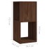 Armario giratorio aglomerado roble marrón 34,5x34,5x75,5