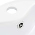 Lavabo con rebosadero 36x13 cm cerámica
