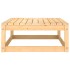 Taburetes de jardín con cojines madera maciza de