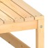 Taburetes de jardín con cojines madera maciza de