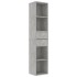 Estantería madera contrachapada gris hormigón 36x30x171