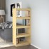 Estantería/divisor de espacios madera maciza pino 60x35x135