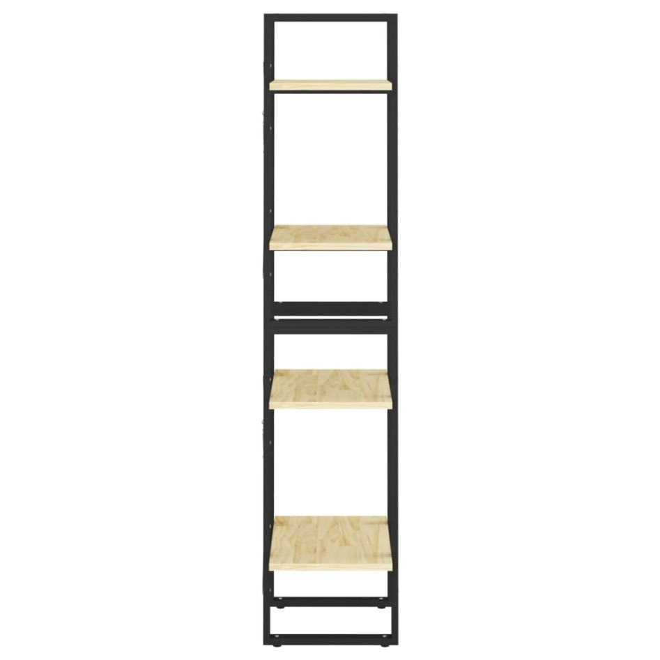 Estantería de 4 niveles madera maciza de pino 40x30x140