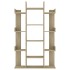 Estantería de madera de ingeniería roble Sonoma 86x25,5x140