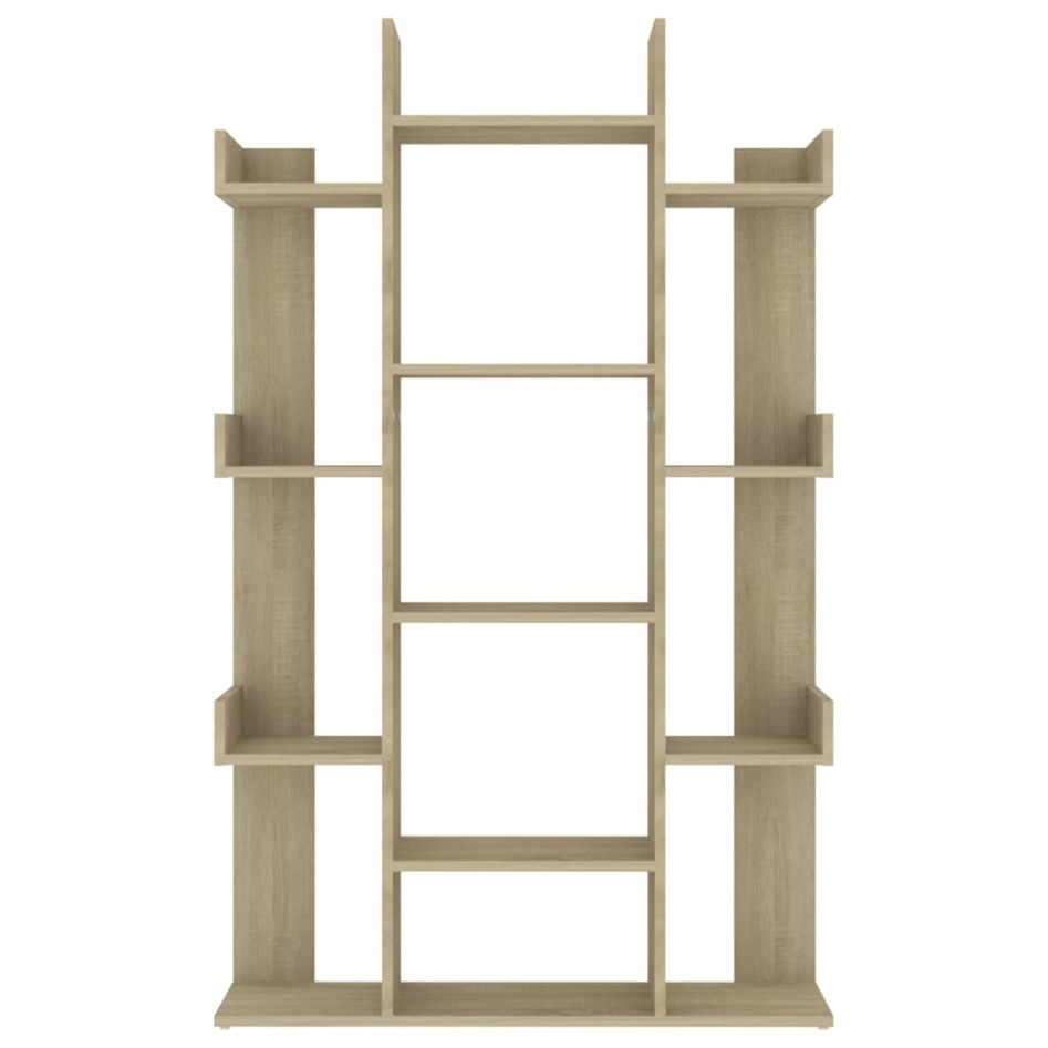 Estantería de madera de ingeniería roble Sonoma 86x25,5x140