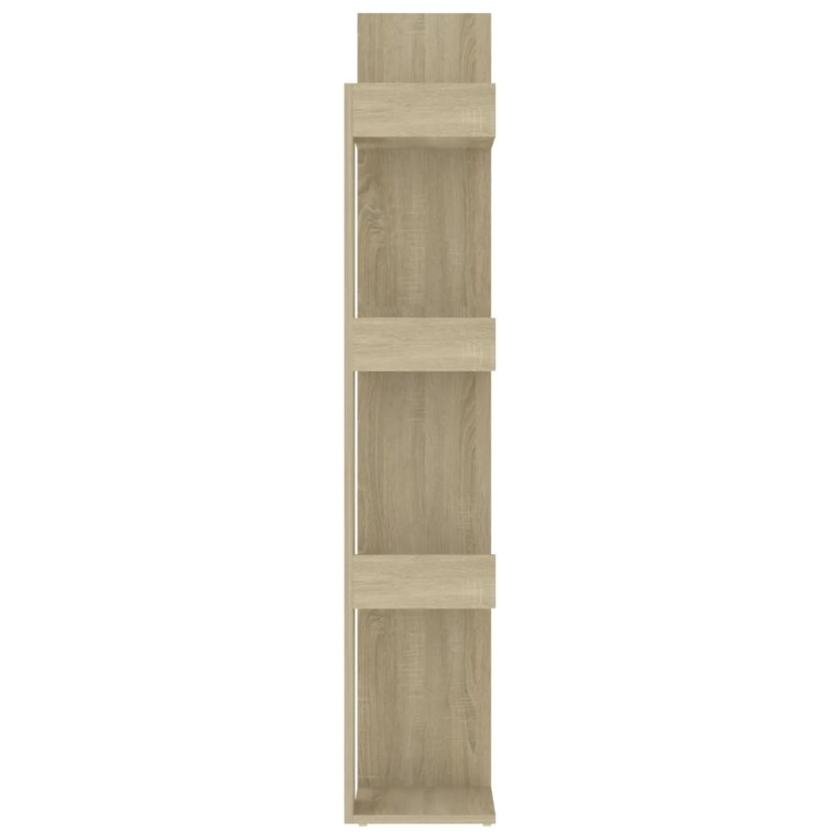 Estantería de madera de ingeniería roble Sonoma 86x25,5x140