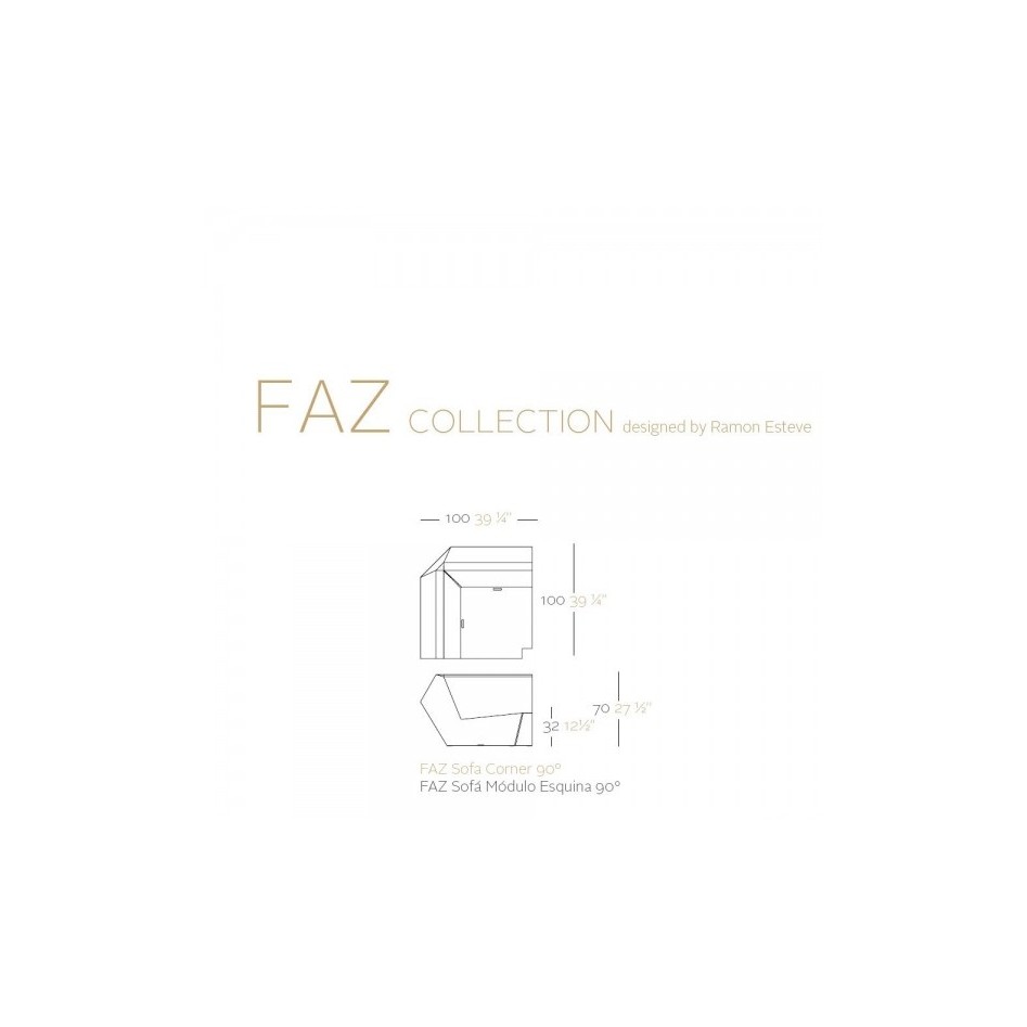 Sofá modular by Vondom