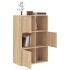 Armario almacenamiento madera contrachapada roble 60x29,5x90