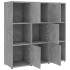 Estantería madera contrachapada gris hormigón 90x30x90
