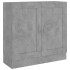 Armario de libros contrachapada gris hormigón 82,5x30,5x80