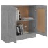 Armario de libros contrachapada gris hormigón 82,5x30,5x80