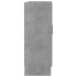 Armario de libros contrachapada gris hormigón 82,5x30,5x80