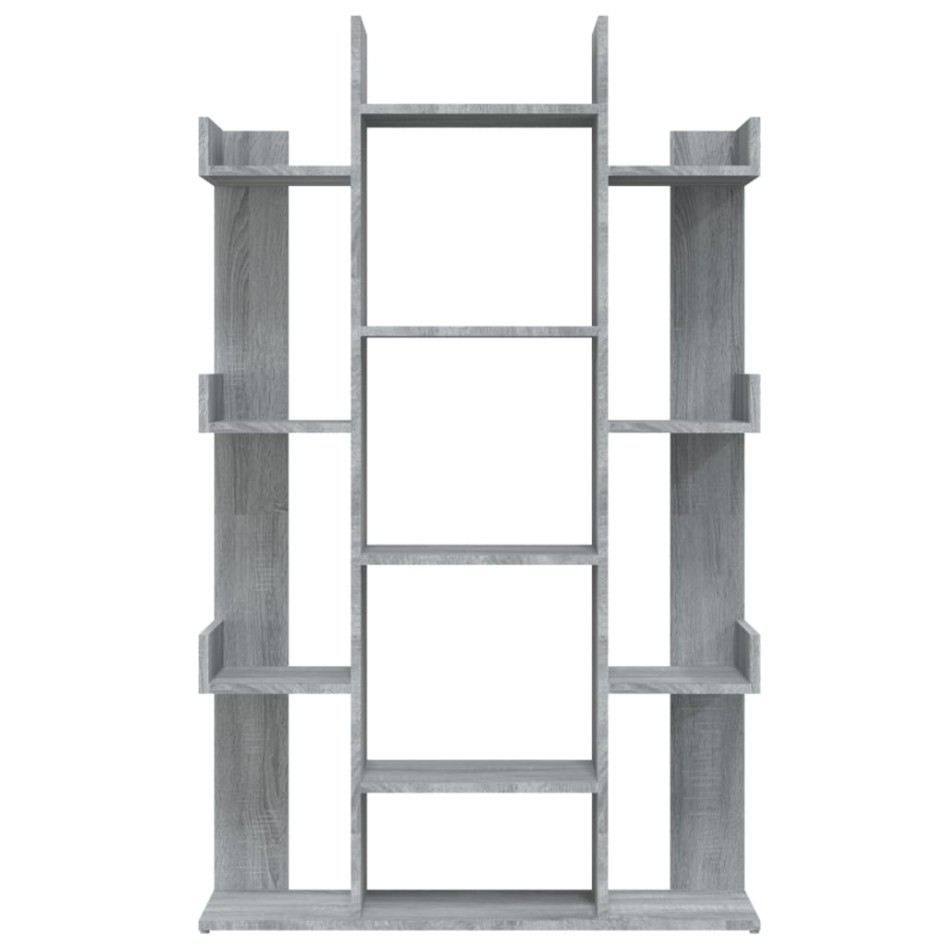 Estantería madera contrachapada gris Sonoma 86x25,5x140