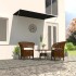 Toldo retráctil 200x150 cm gris