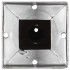 Picas de tierra 6 unidades acero galvanizado plateado 9x9x56