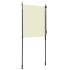 Estor enrollable de exterior color crema 100x270