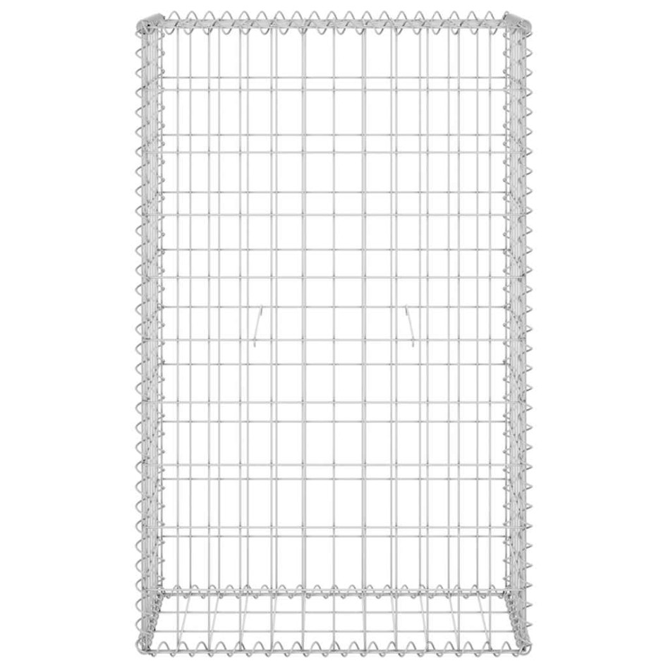 Muro de gaviones con cubiertas acero galvanizado 60x30x100