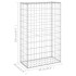 Muro de gaviones con cubiertas acero galvanizado 60x30x100
