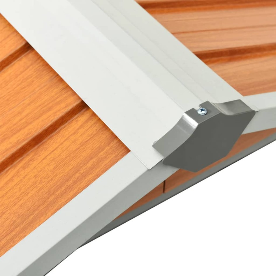 Cobertizo para cortacésped acero galvanizado marrón 92x97x63
