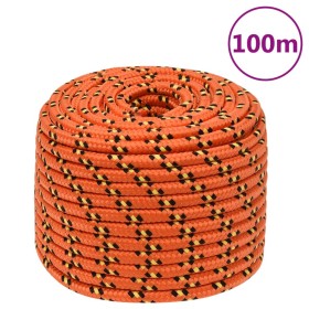 Cuerda de barco polipropileno naranja 12 mm 100