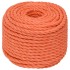 Cuerda de trabajo polipropileno naranja 24 mm 50