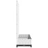 Jardinera con enrejado PP blanco 120x40x121,5