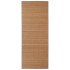 Alfombra rectangular de bambú marrón 150 x 200