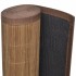 Alfombra rectangular de bambú marrón 150 x 200