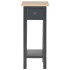Mesa auxiliar de madera negro 27x27x65,5