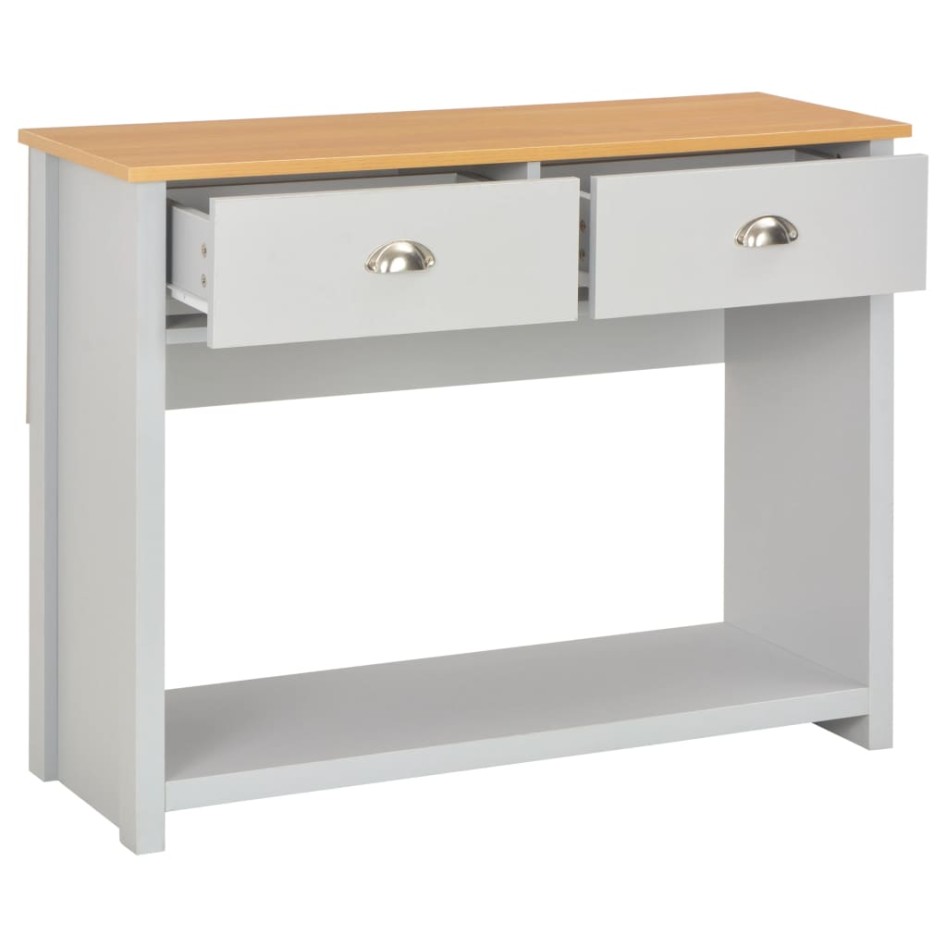 Mesa consola gris 97x35x76
