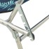 Tumbona plegable con toldo de acero estampado de