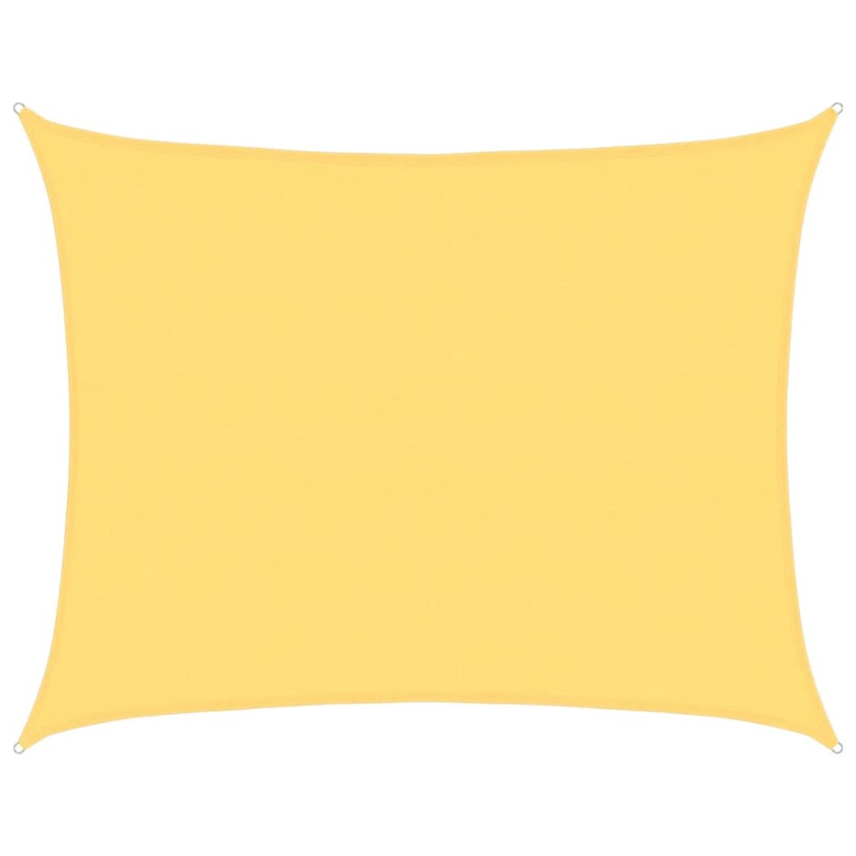 Toldo de vela beige HDPE 160 g/m² 6x7