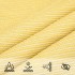 Toldo de vela beige HDPE 160 g/m² 6x7