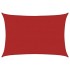 Toldo de vela HDPE rojo 160 g/m² 4x6