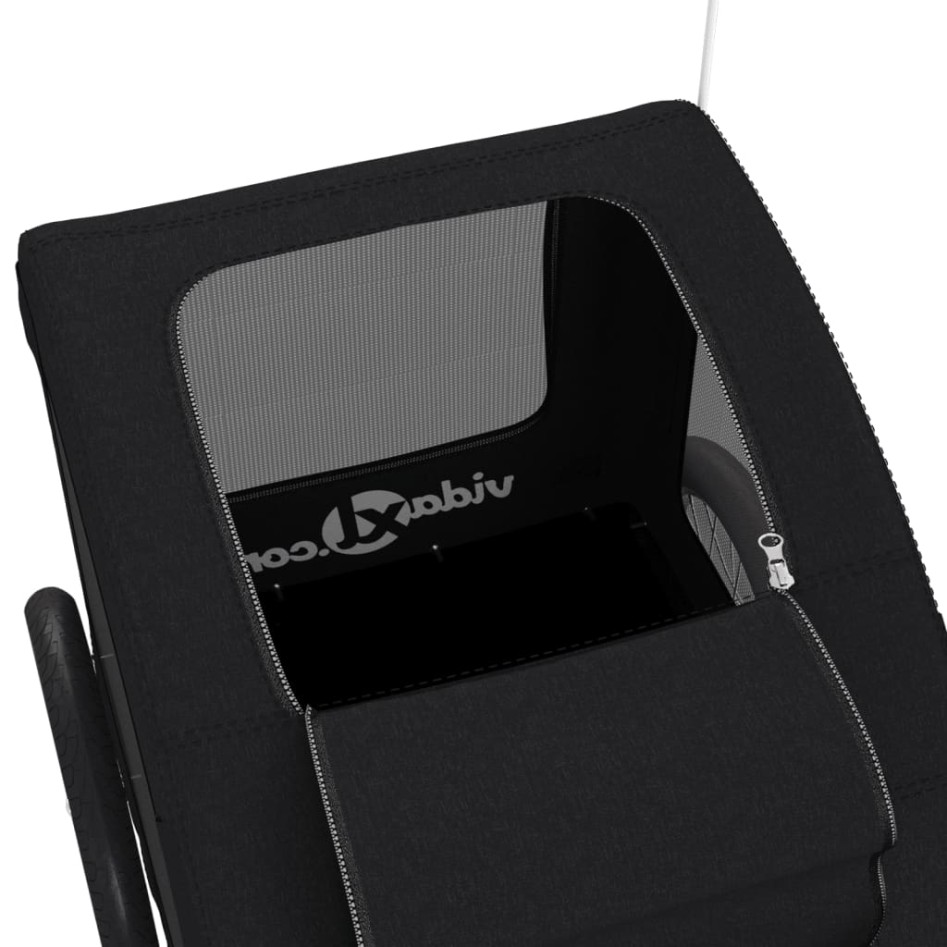 Remolque de bicicleta mascotas hierro tela Oxford