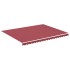 Tela de repuesto para toldo rojo burdeos 4,5x3,5
