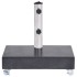 Base de sombrilla granito negra 45x25x8