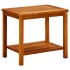 Mesa de centro de madera maciza de acacia 50x35x45