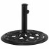 Base de sombrilla de hierro fundido negro 44x44x31