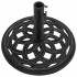 Base de sombrilla de hierro fundido negro 44x44x31