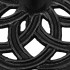 Base de sombrilla de hierro fundido negro 44x44x31