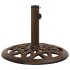 Base de sombrilla de hierro fundido bronce 40x40x32