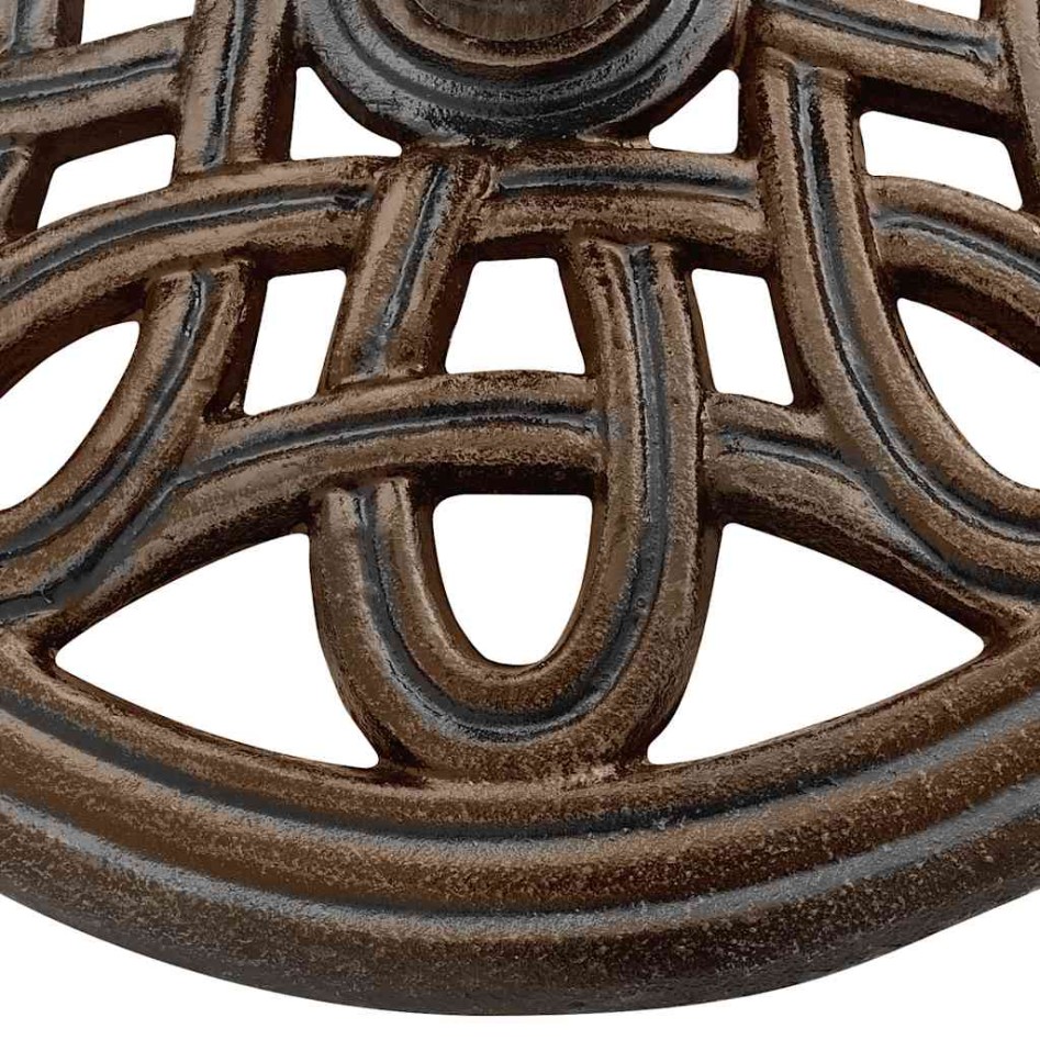 Base de sombrilla de hierro fundido bronce 40x40x32