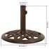 Base de sombrilla de hierro fundido bronce 40x40x32