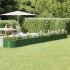 Jardinera arriate acero recubrimiento polvo verde 512x80x36