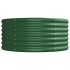 Jardinera arriate acero recubrimiento polvo verde 512x80x36