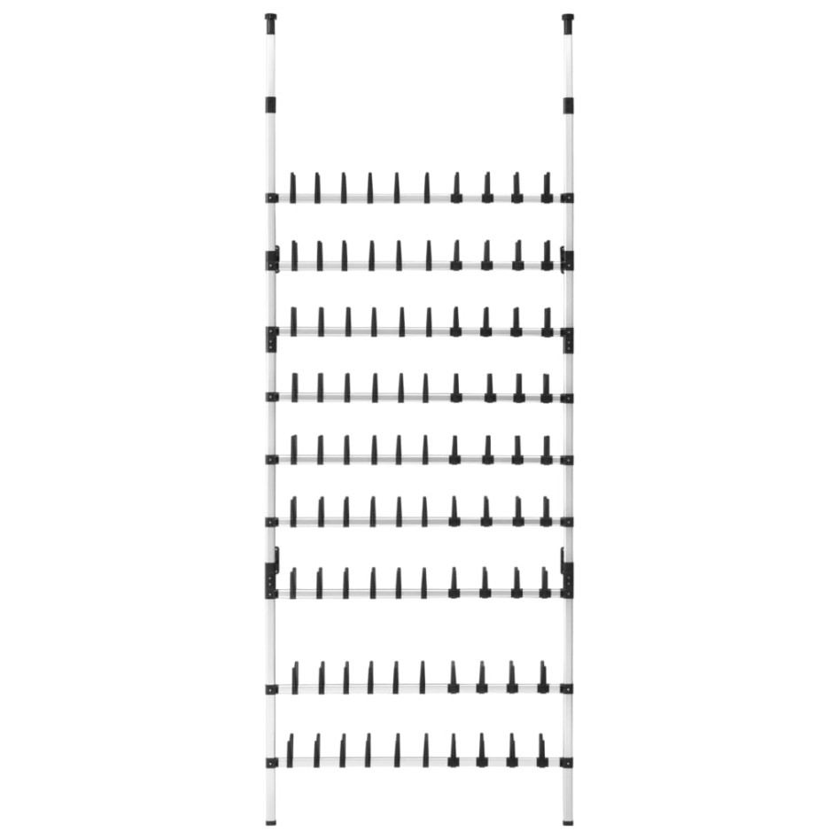 Perchero zapatero telescópico con barras
