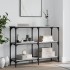 Mesa consola madera de ingeniería gris Sonoma 100x29x75