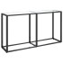 Mesa consola vidrio templado transparente