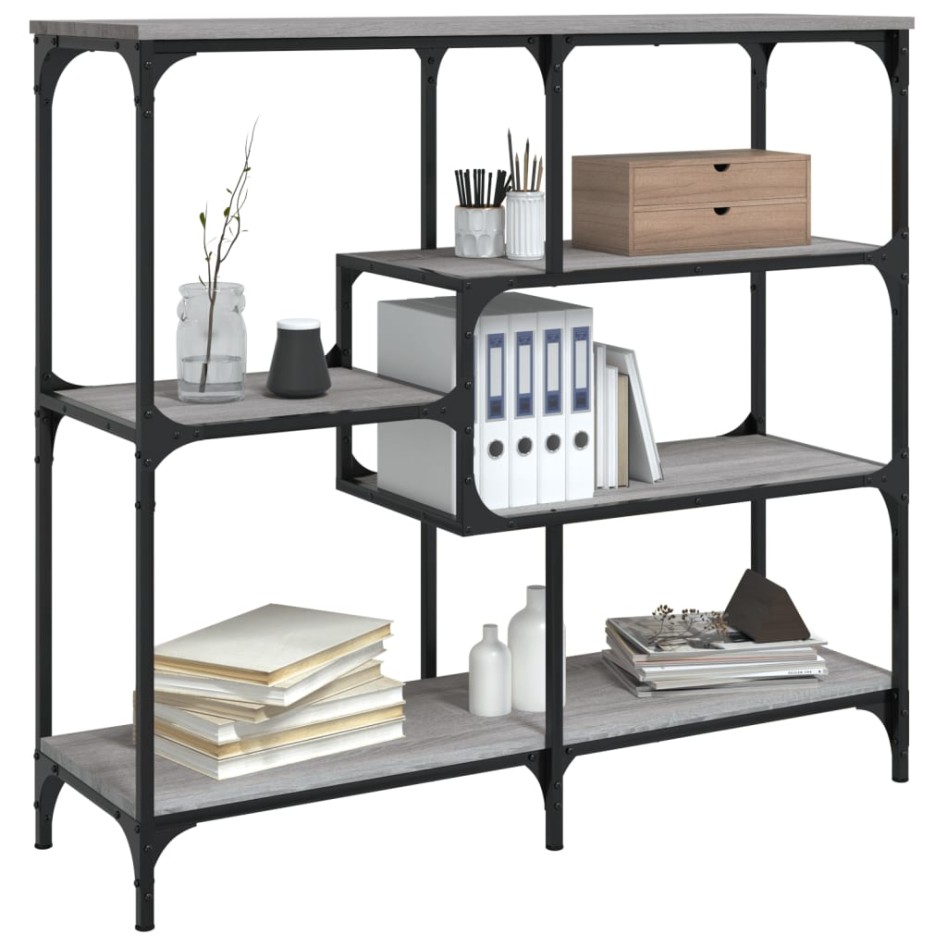 Mesa consola madera contrachapada gris Sonoma 103x32x95